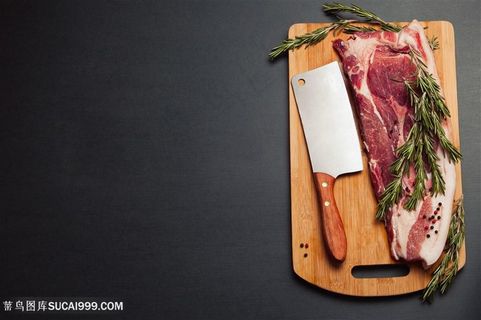新鲜的肉块高清图片