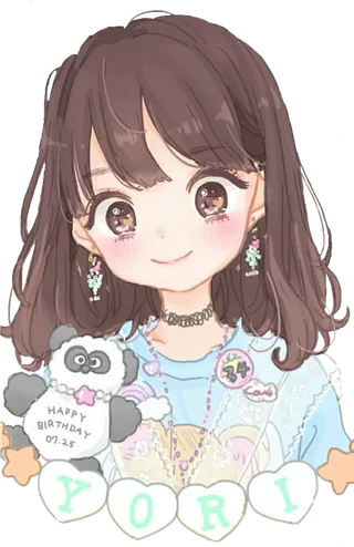 女孩猫咪可爱素材