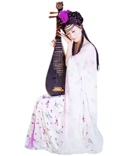 29 (3)免抠元素 免抠摄影 美女 人物 服装 古风 演奏