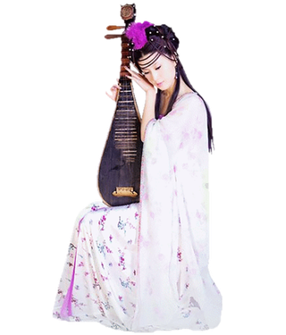 29 (3)免抠元素 免抠摄影 美女 人物 服装 古风 演奏