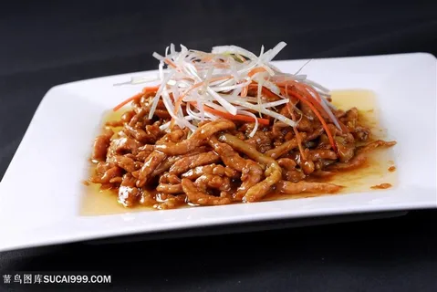 酱肉丝中华美食摄影图 酱肉丝中华美食摄影图