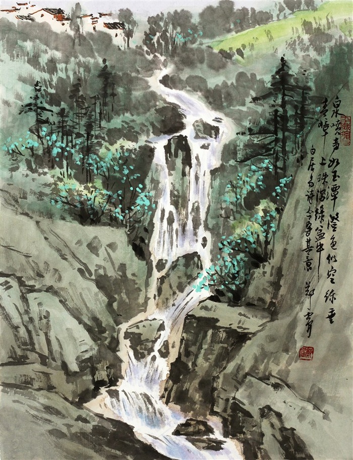 中国山水仿古画