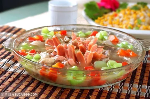 吉庆双花中华美食摄影图 吉庆双花中华美食摄影图