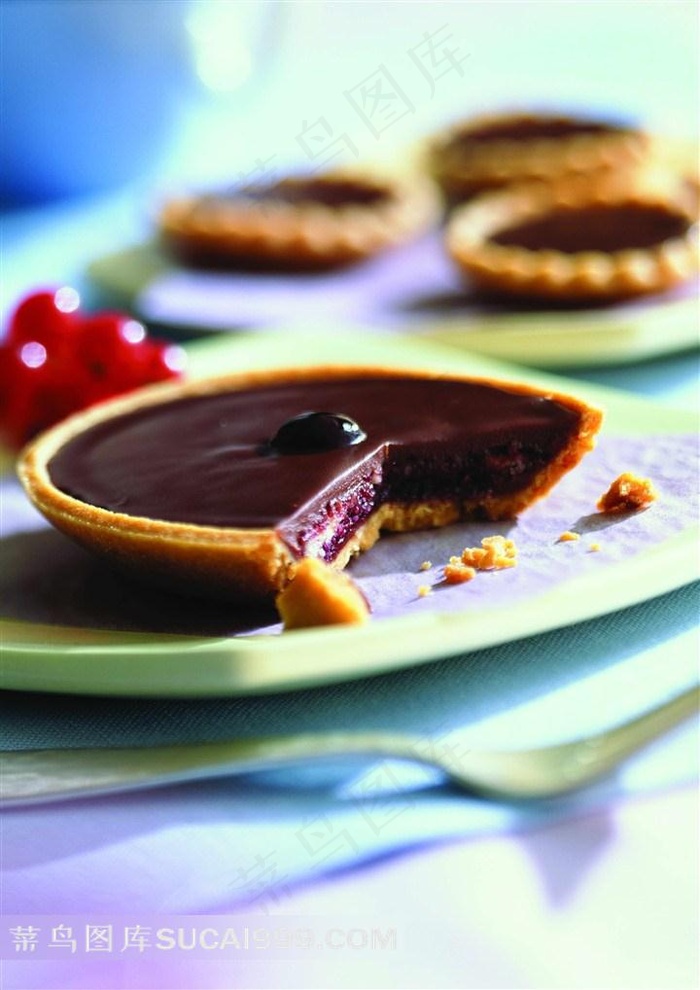 美食香酥的蛋挞图