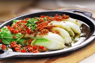 干锅美食焖锅湘菜麻辣香辣纸锅干锅渣渣白菜