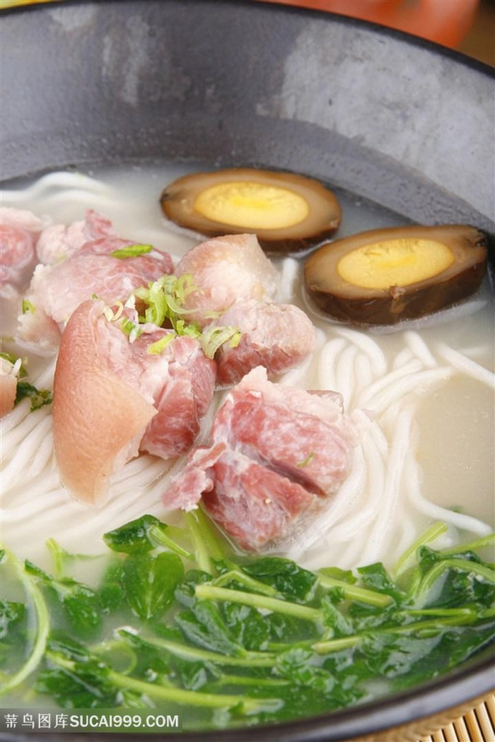 中华美食膀面实拍摄影图