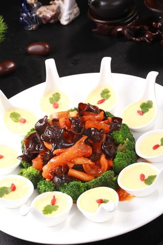 兰花蟹子烧三鲜68元一份 (2)