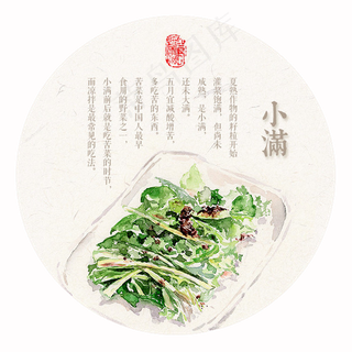 小满节气免抠图片 