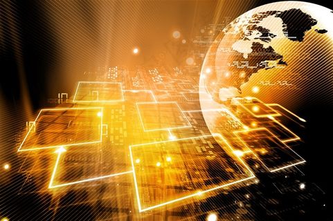 炫彩数据曲线图高清素材图片