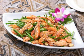 春饼炒河虾-福源菜馆