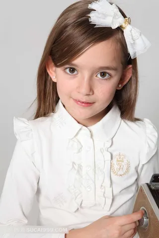 可爱的外国小美女