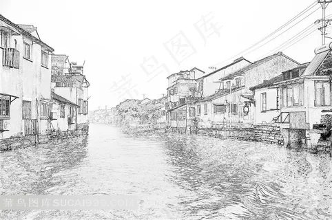 中国江南写意风景图片