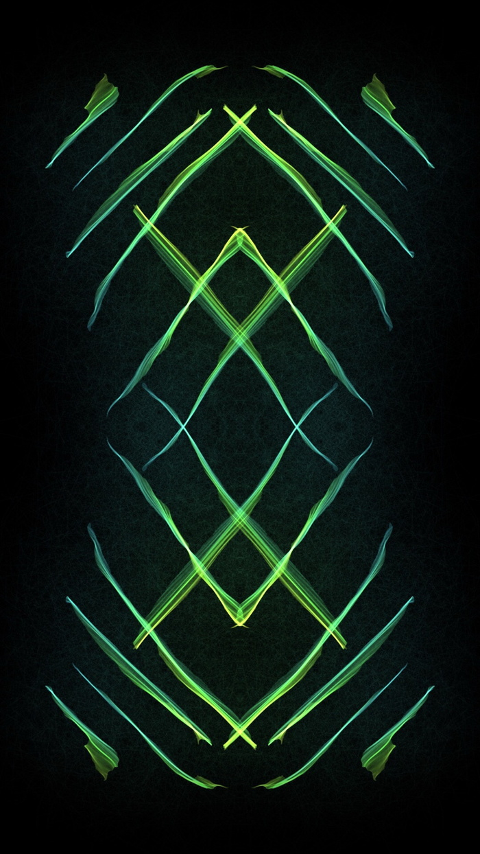 绿色荧光科技背景图片