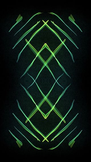 绿色荧光科技背景图片