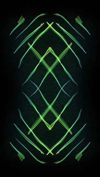 绿色荧光科技背景图片