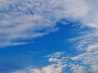 白云蓝天风景深邃天空