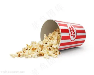 影院零食爆米花特写高清图