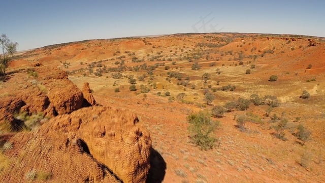 温顿, 岩石, 沙漠, 鸟瞰图, 景观, 干燥, 土地, 山
