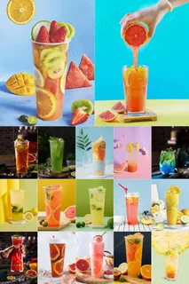 100张水果茶图片集合