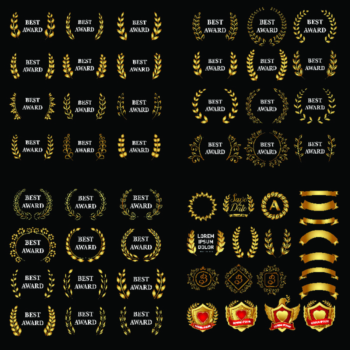 设计勋章标志素材