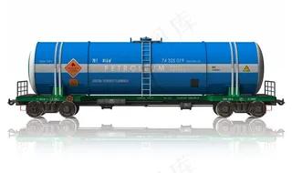 蓝色动车的一部分