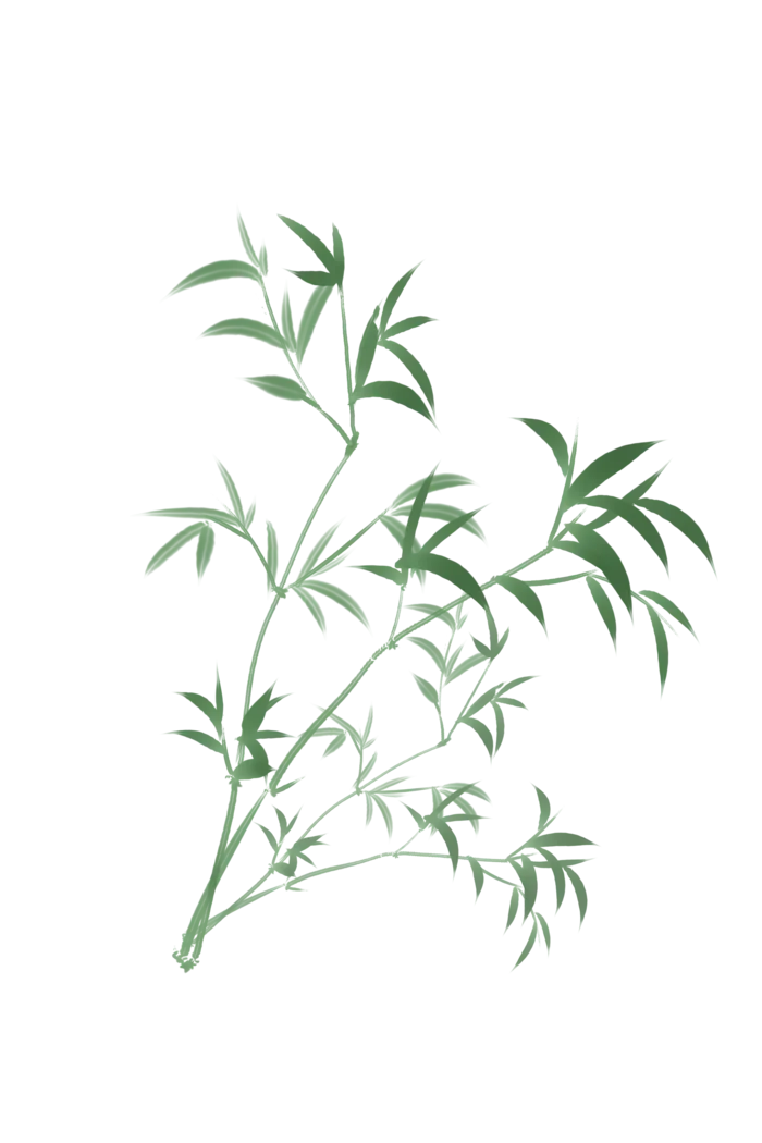 竹子水墨画中国风国画墨水书法竹子画