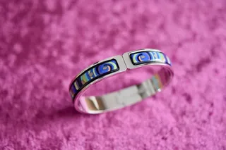 银手镯配饰图片