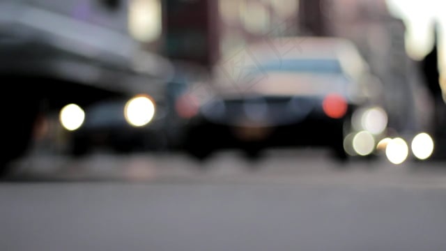 城市, 模糊, 交通, 汽车, 路, 街道, 忙, 散景