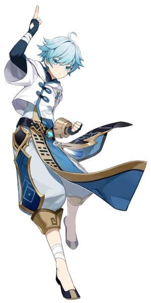 原神重云全身图免扣素材