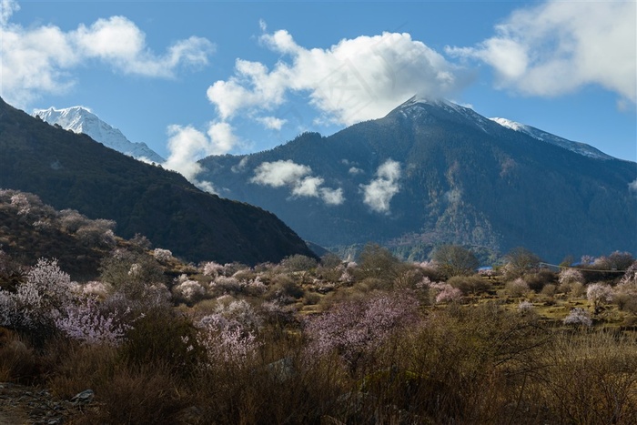 唯美山川风光雪山图片