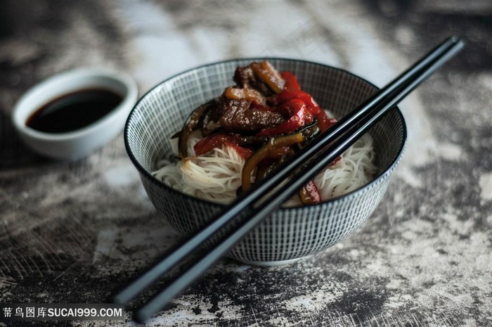 面条美食特写高清图片