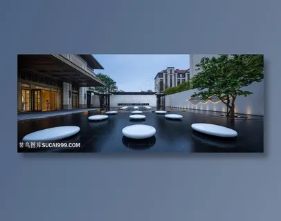 户外装修效果图海报 户外装修效果图海报