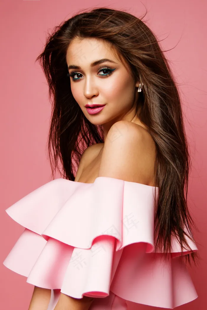 清新唯美可爱的女孩摄影图片