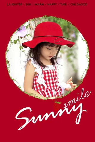 儿童潮童单片PSD模版120款