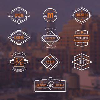 手绘Logo标志素材