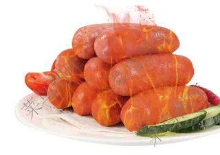 烤肠产品图分层