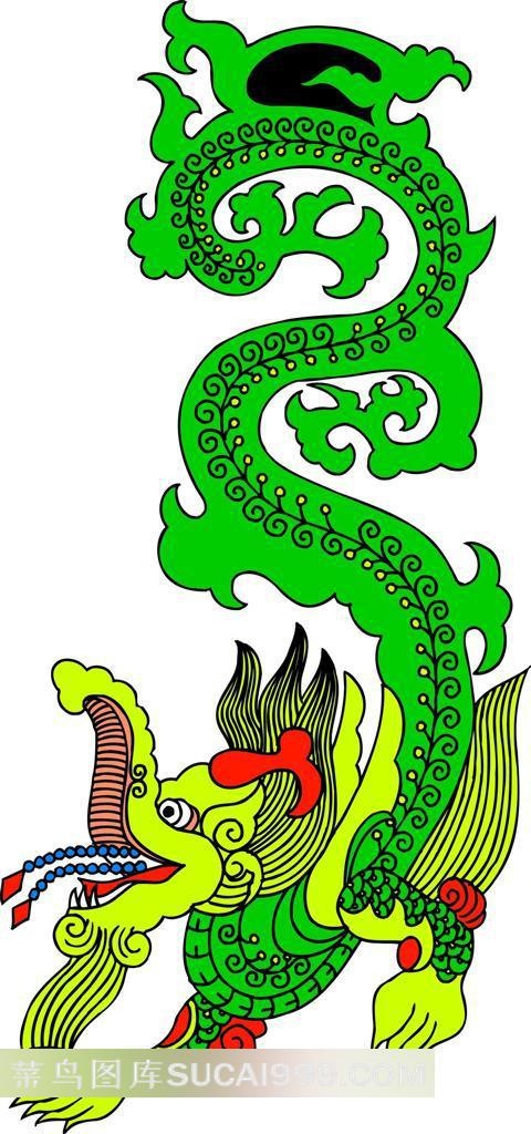 精美龙纹吉祥图案素材高清图片