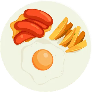 简约风厨房料理卡通素材图片PNG免扣 (22)