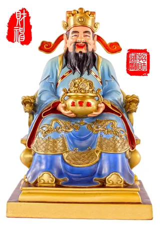 财神装饰画元素