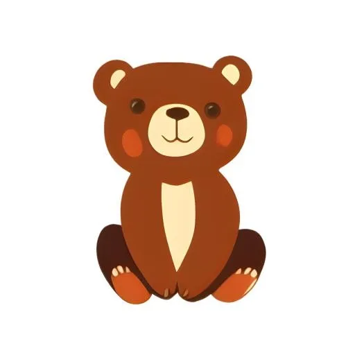 熊动物免抠(2048x2048)