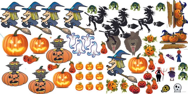 万圣节鬼节南瓜海报psd