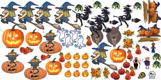 万圣节鬼节南瓜海报psd