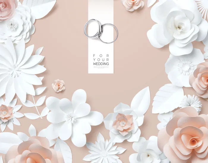 设计结婚婚礼素材psd模版下载