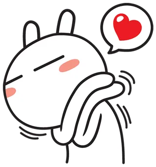 兔斯基爱心兔年