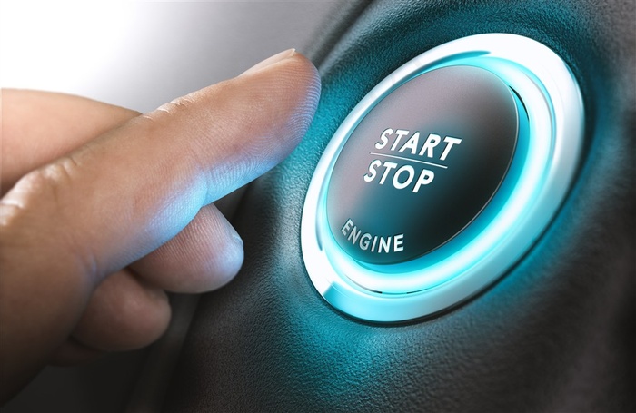 汽车一键启动创意高清图片