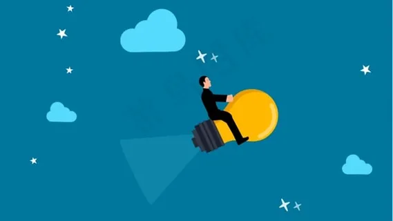 男人, 主意, 灯泡, 成功, 商人, 商业, 概念