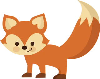 狐狸橘色卡通