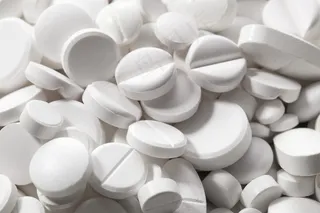 白色药片图片素材
