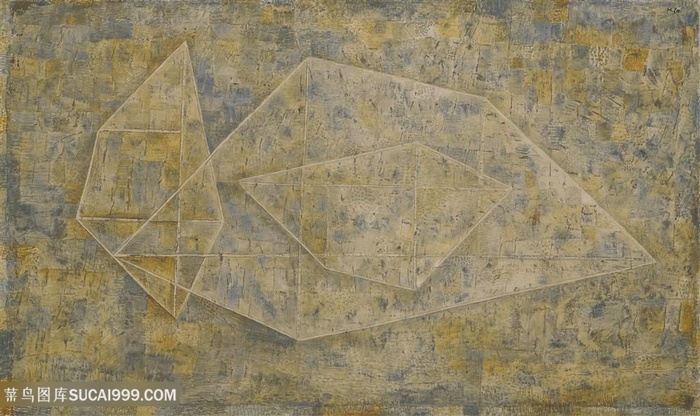 保罗克利时尚艺术水彩挂画