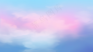 蓝粉色天空背景